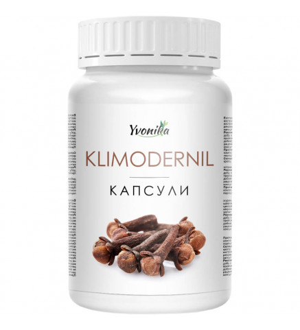 Klimodernil (Клімодерніл) для підтримки шкіри в періоди вірусного навантаження, 90 капс. - Yvonika Klimodernil (Клімодерніл) для підтримки шкіри в періоди вірусного навантаження, 90 капс. - Yvonika